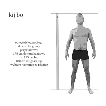 Kij Bo Czerwony Dąb 180 cm